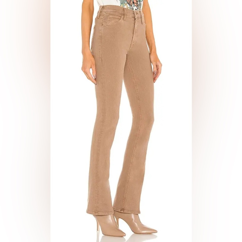 MOTHER Women's Flare Jeans in Light Brown